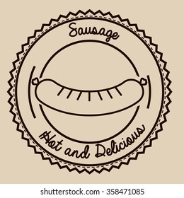 delicious sausage design 