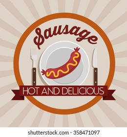 delicious sausage design 