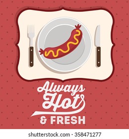 delicious sausage design 