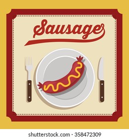 delicious sausage design 