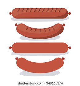 delicious sausage design, vector illustration eps10 graphic 