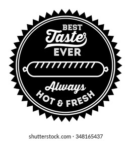 delicious sausage design, vector illustration eps10 graphic 