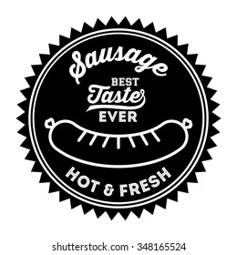 delicious sausage design, vector illustration eps10 graphic 