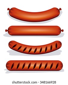 delicious sausage design, vector illustration eps10 graphic 