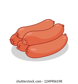 Cartoon Pork Sausage Images, Stock Photos & Vectors | Shutterstock