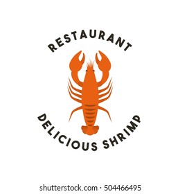 delicious seafood lobster animal vector illustration design
