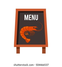 delicious seafood lobster animal vector illustration design