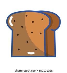 delicious slice bread bakery food