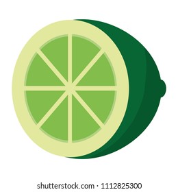 delicious slice lemon organic fruit