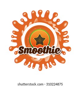 delicious smoothie design, vector illustration eps10 graphic 