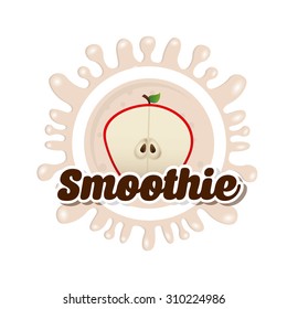 delicious smoothie design, vector illustration eps10 graphic 