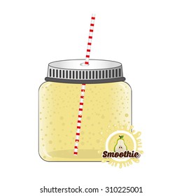 delicious smoothie design, vector illustration eps10 graphic 