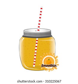 delicious smoothie design, vector illustration eps10 graphic 