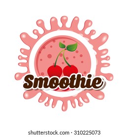delicious smoothie design, vector illustration eps10 graphic 