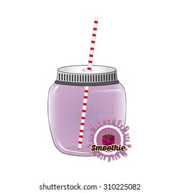delicious smoothie design, vector illustration eps10 graphic 