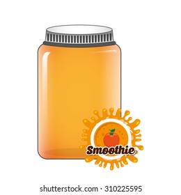 delicious smoothie design, vector illustration eps10 graphic 
