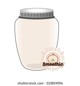 delicious smoothie design, vector illustration eps10 graphic 