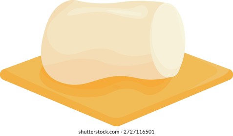 Delicioso S'mores e conjunto de vetor de sobremesa Campfire, ilustração plana de marshmallow torrado Graham Crackers e barras de chocolate para projetos de acampamento de verão