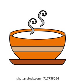 delicious soup bowl food of season autumn