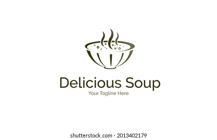 Delicious soup Restaurant Logo Design.