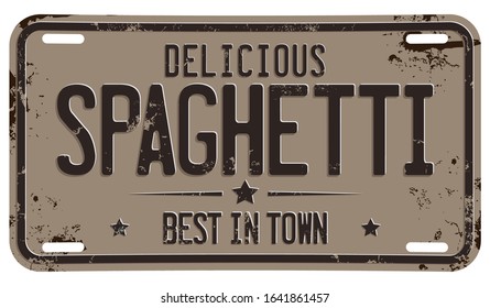 Delicious Spaghetti. Best in Town.