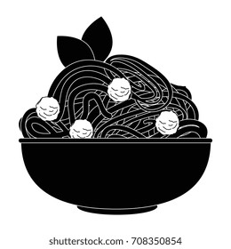 Delicious spaghetti food
