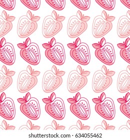 delicious strawberry healthy fruit background