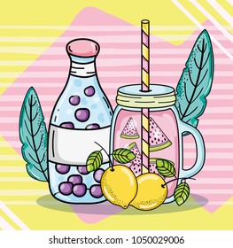 Delicious summer juice