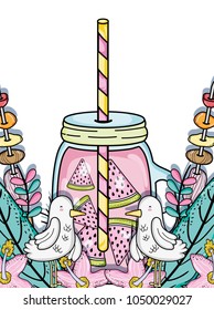Delicious summer juice