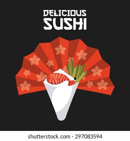delicious sushi design, vector illustration eps10 graphic 