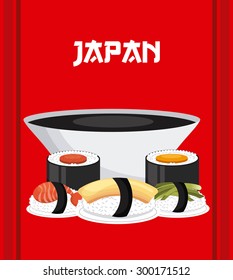 delicious sushi design, vector illustration eps10 graphic 