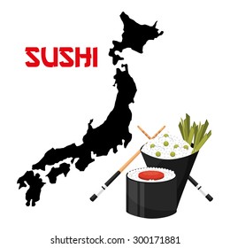 delicious sushi design, vector illustration eps10 graphic 