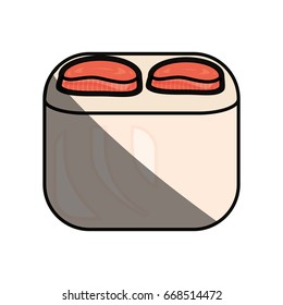 Delicious sushi food