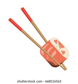 Delicious sushi food