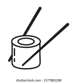delicious sushi healthy food icon vector illustration design