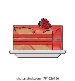 Delicious sweet cake