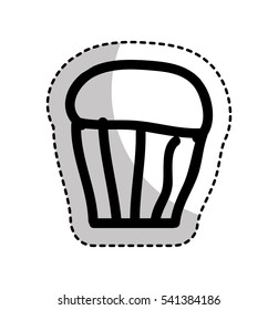 delicious sweet cake icon vector illustration design