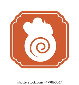 delicious sweet candy icon vector illustration design