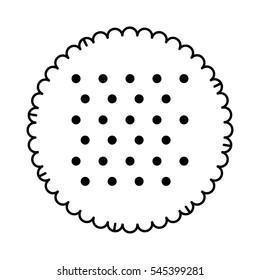 delicious sweet cookies icon vector illustration design
