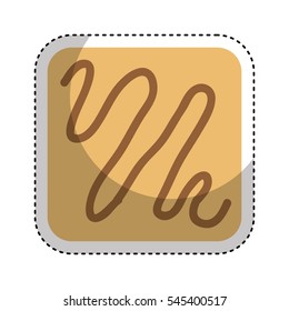 delicious sweet cookies icon vector illustration design