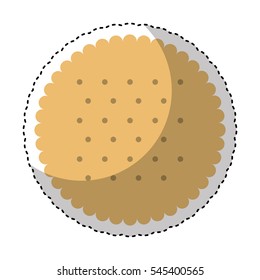 delicious sweet cookies icon vector illustration design