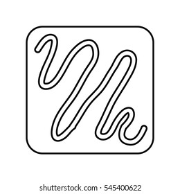 delicious sweet cookies icon vector illustration design