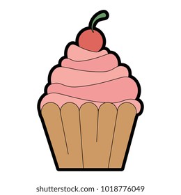 delicious and sweet cupcake