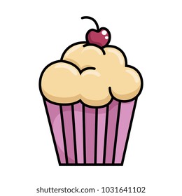 delicious and sweet cupcake