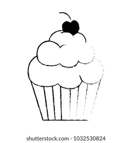 delicious and sweet cupcake