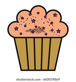 delicious and sweet cupcake