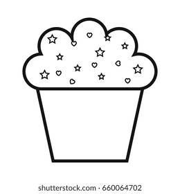 delicious and sweet cupcake