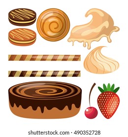 delicious sweet dessert icon vector illustration design