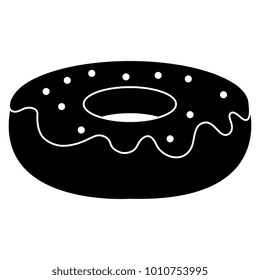 delicious sweet donut icon