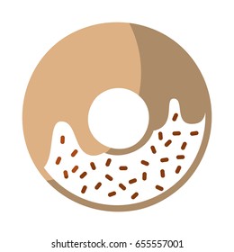 delicious sweet donut icon